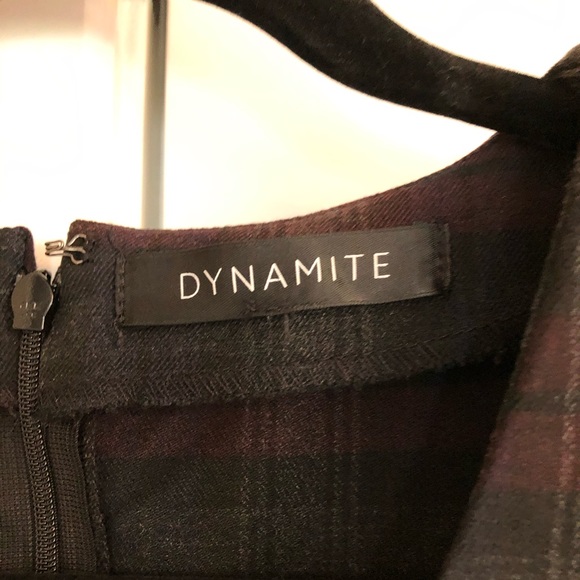 V-neck Plaid Dress - Picture 3 of 3